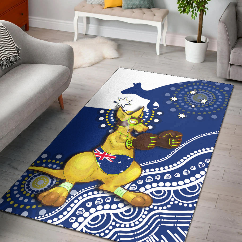 australia-area-rug-boxing-kangaroo-indigenous-national-color-art