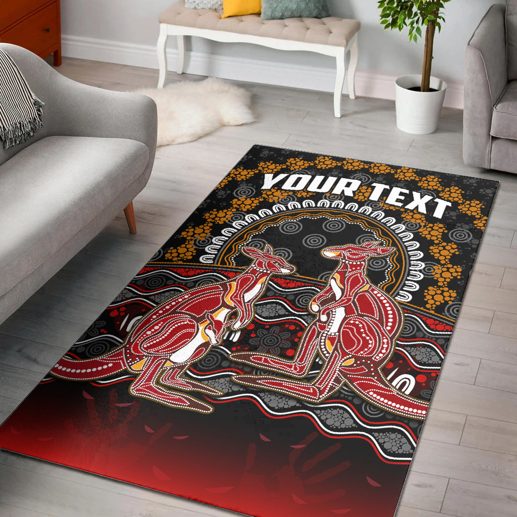 custom-personalised-australia-valentine-area-rug-aboriginal-couple-kangaroos-my-love