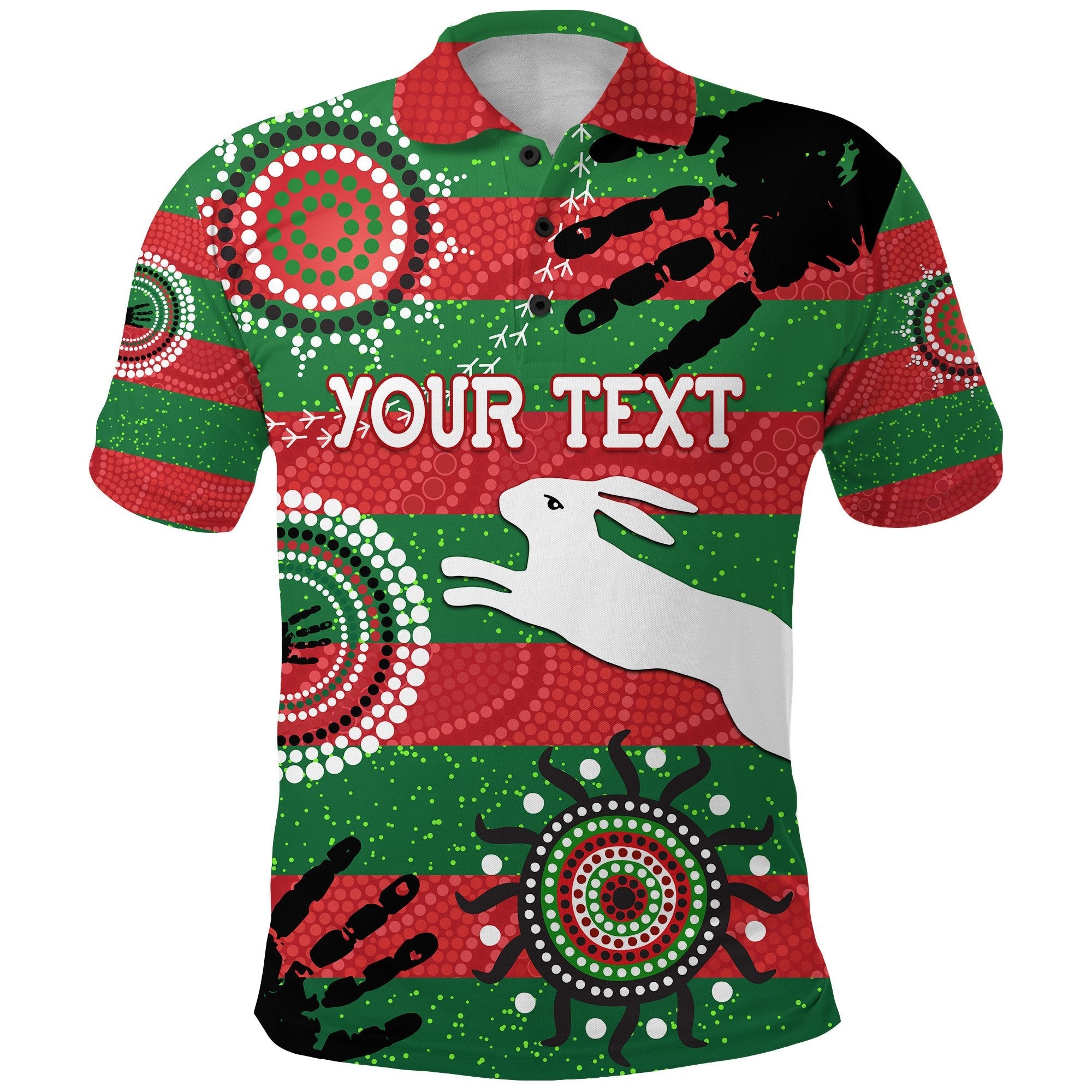 custom-personalised-south-sydney-rabbitohs-indigenous-polo-shirt-country-style-no-1