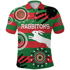 combo-polo-shirt-and-men-short-south-sydney-rabbitohs-indigenous-country-style-no-1