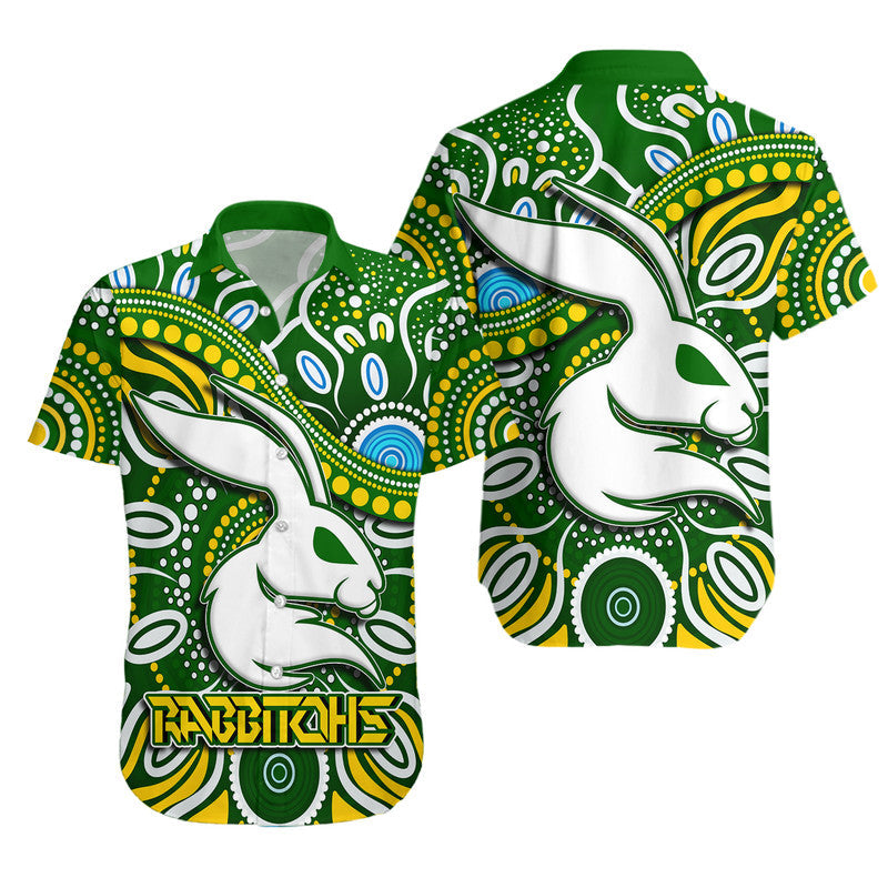 Rabbitohs Hawaiian Shirt Rabbitohs Aboriginal Dreamtime Style LT9