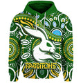 Rabbitohs Zip Up And Pullover Hoodie Rabbitohs Aboriginal Dreamtime Style LT9