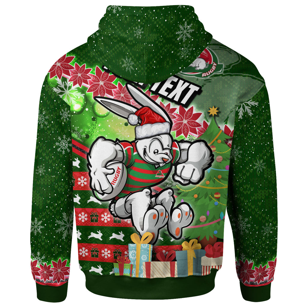 rabbitohs-rugby-hoodie-custom-christmas-tree-rabbit-rugby-ball-hoodie