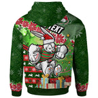rabbitohs-rugby-hoodie-custom-christmas-tree-rabbit-rugby-ball-hoodie