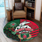 rabbitohs-rugby-round-rug-rabbitohs-rugby-ball-aboriginal-indigenous-sport-style-round-rug
