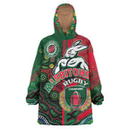 rabbitohs-rugby-snug-hoodie-custom-rabbitohs-rugby-ball-aboriginal-indigenous-sport-style-oodie-blanket