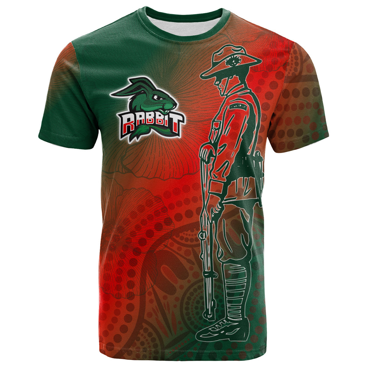 rabbitohs-rugby-t-shirt-custom-anzac-rabbit-sport-with-aboriginal-patterns-t-shirt