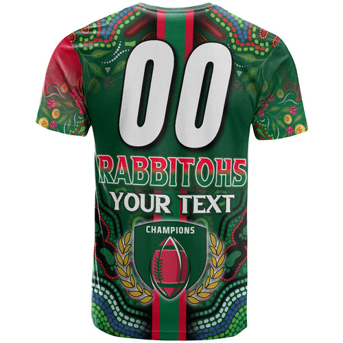 rabbitohs-rugby-t-shirt-custom-rabbitohs-rugby-ball-aboriginal-indigenous-sport-style-t-shirt