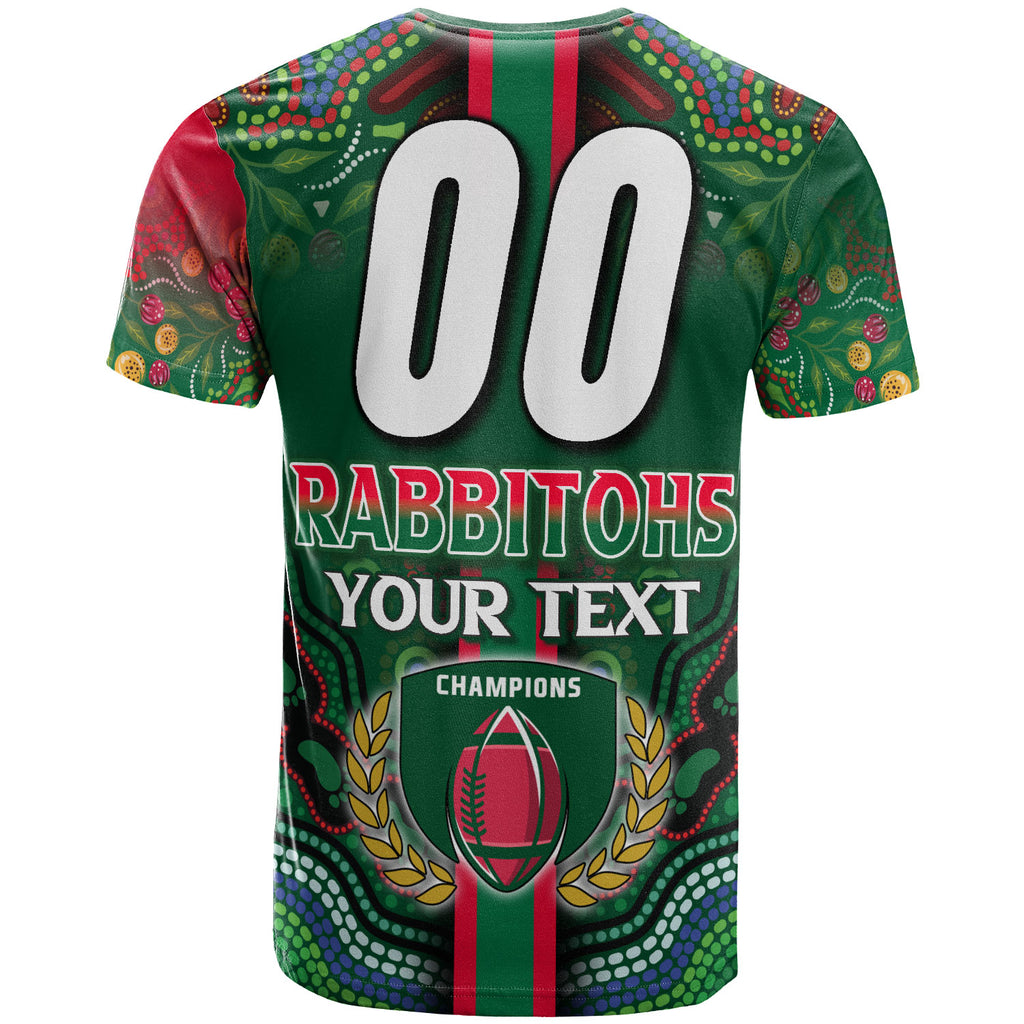 rabbitohs-rugby-t-shirt-custom-rabbitohs-rugby-ball-aboriginal-indigenous-sport-style-t-shirt