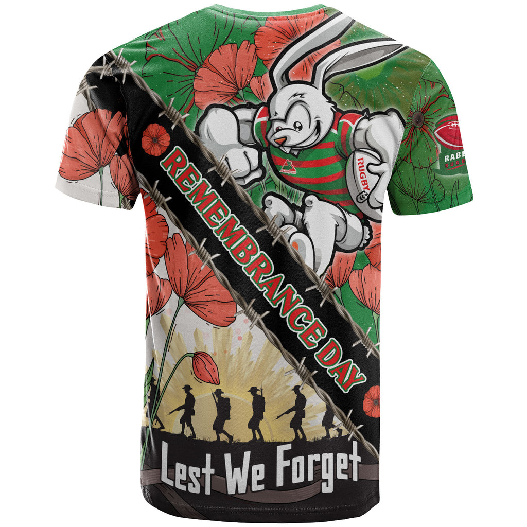 rabbitohs-rugby-t-shirt-custom-remembrance-day-lest-we-forget-t-shirt