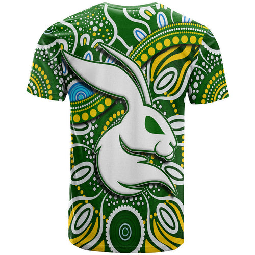 Rabbitohs T Shirt Rabbitohs Aboriginal Dreamtime Style LT9
