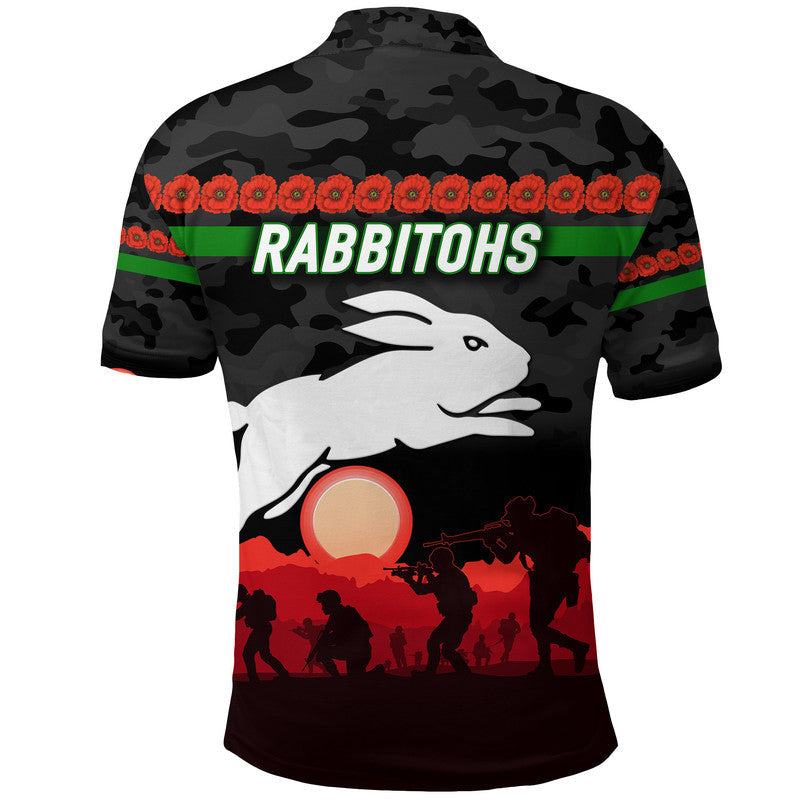 rabbitohs-anzac-polo-shirt-simple-style-black