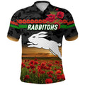 south-sydney-rabbitohs-anzac-2022-polo-shirt-poppy-flowers-vibes-black