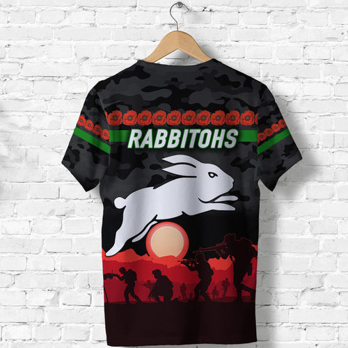 south-sydney-rabbitohs-anzac-2022-t-shirt-simple-style-black