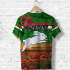 south-sydney-rabbitohs-anzac-2022-t-shirt-poppy-flowers-vibes-green