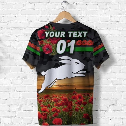 custom-personalised-south-sydney-rabbitohs-anzac-2022-t-shirt-poppy-flowers-vibes-black
