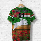 custom-personalised-south-sydney-rabbitohs-anzac-2022-t-shirt-poppy-flowers-vibes-green