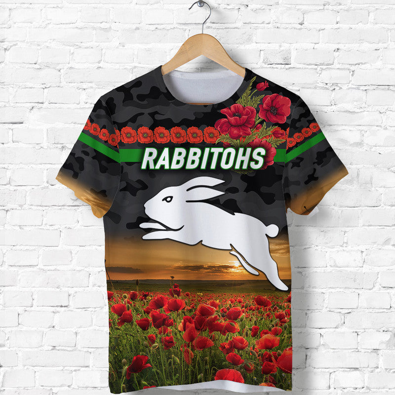 south-sydney-rabbitohs-anzac-2022-t-shirt-poppy-flowers-vibes-black