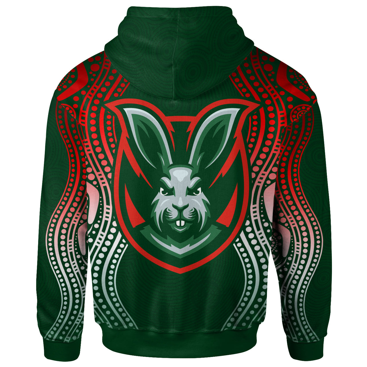 rabbitohs-rugby-hoodie-custom-rabbitohs-aboriginal-style-hoodie