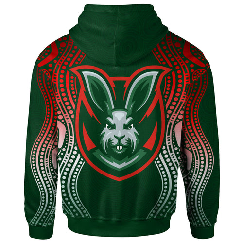 rabbitohs-rugby-hoodie-custom-rabbitohs-aboriginal-style-hoodie