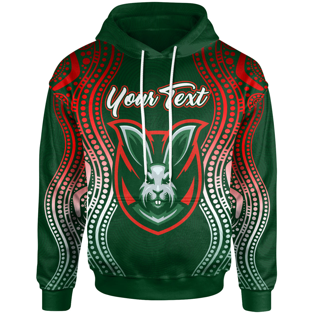 rabbitohs-rugby-hoodie-custom-rabbitohs-aboriginal-style-hoodie