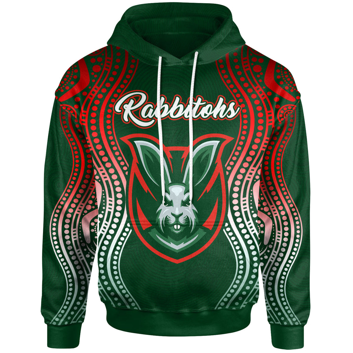 rabbitohs-rugby-hoodie-custom-rabbitohs-aboriginal-style-hoodie