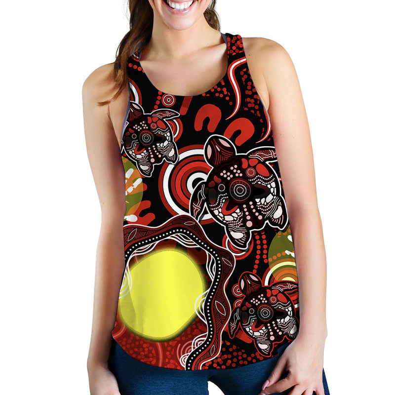 aboriginal-flag-naidoc-turtle-women-tank-top