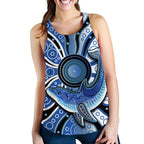 aboriginal-dolphins-women-tank-top-blue-sea