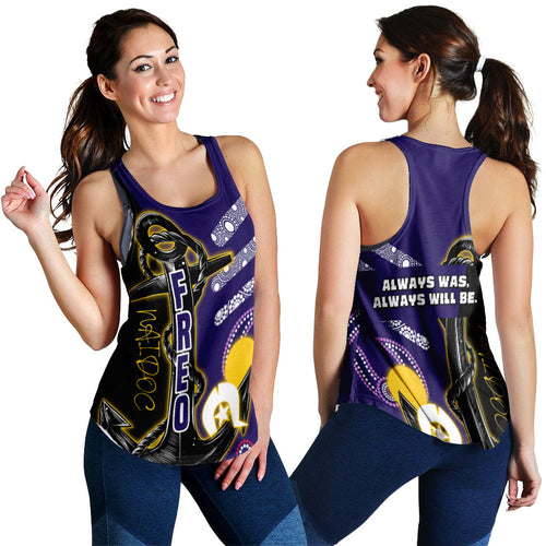 (Custom Personalised) Freo NAIDOC Week Women's Recerback Tank Aboriginal Special Style LT16 - Vibe Hoodie