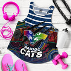 (Custom Personalised) Geelong NAIDOC Week Women's Racerback Tank Cats Aboriginal Version Special LT16 - Vibe Hoodie