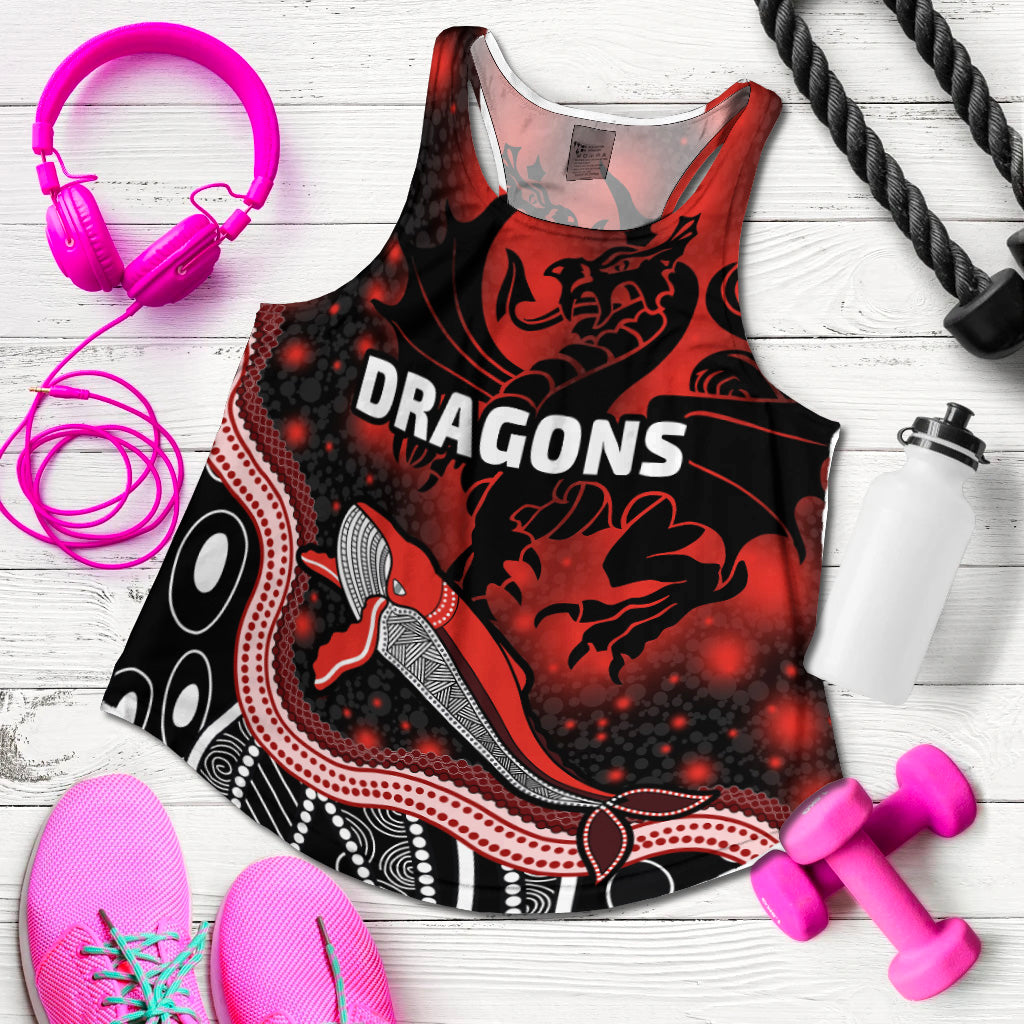 (Custom Personalised) Dragon Women's Racerback Tank St. George Special Style LT16 - Vibe Hoodie