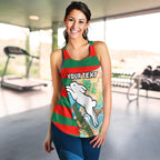 (Custom Personalised) Rabbitohs Women's Racerback Tank Aboriginal Sport Style LT16 - Vibe Hoodie