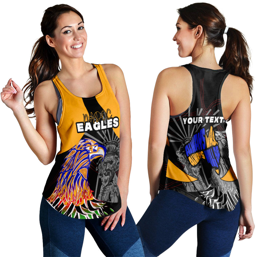 (Custom Personalised) Eagles NAIDOC Week Women Racerback Tank Aboriginal Special Version LT16 - Vibe Hoodie