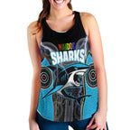(Custom Personalised) Cronulla-Sutherland Sharks Women Racerback Tank NAIDOC Week Special Style LT16 - Vibe Hoodie