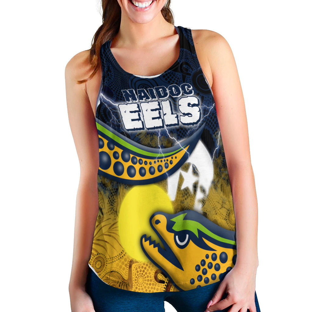 Eels Rugby NAIDOC Week Women's Racerback Tank Aboriginal Power Style LT16 - Vibe Hoodie