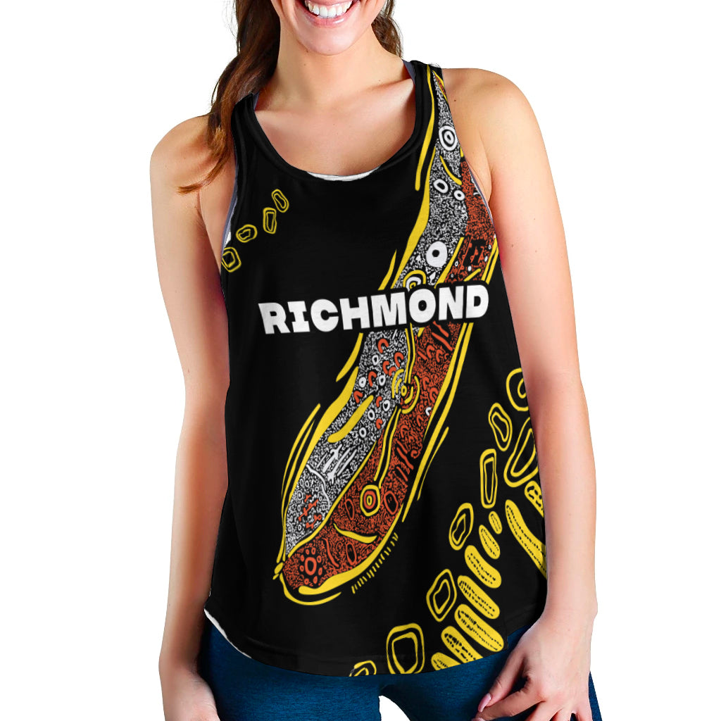 (Custom Personalised) Richmond Women's Racerback Tank Aboriginal Sport Style LT16 - Vibe Hoodie