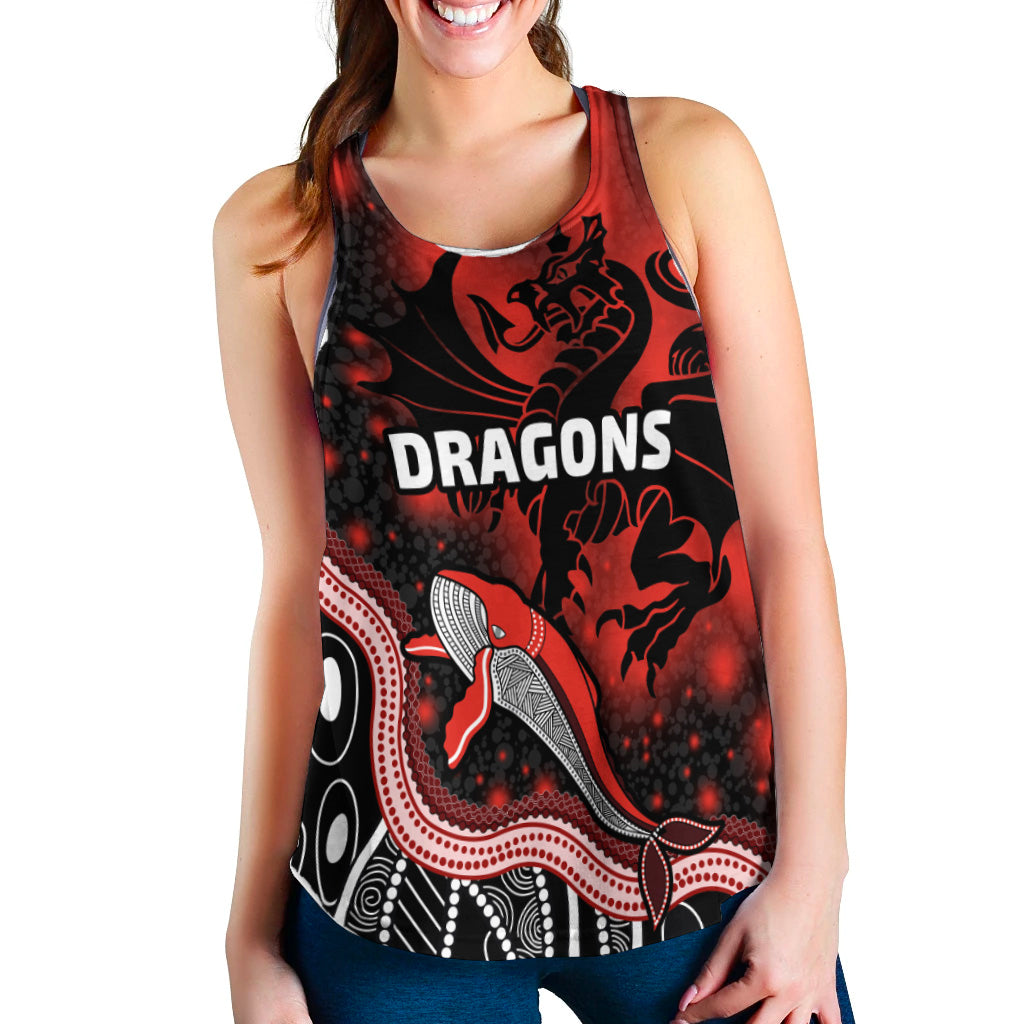 (Custom Personalised) Dragon Women's Racerback Tank St. George Special Style LT16 - Vibe Hoodie