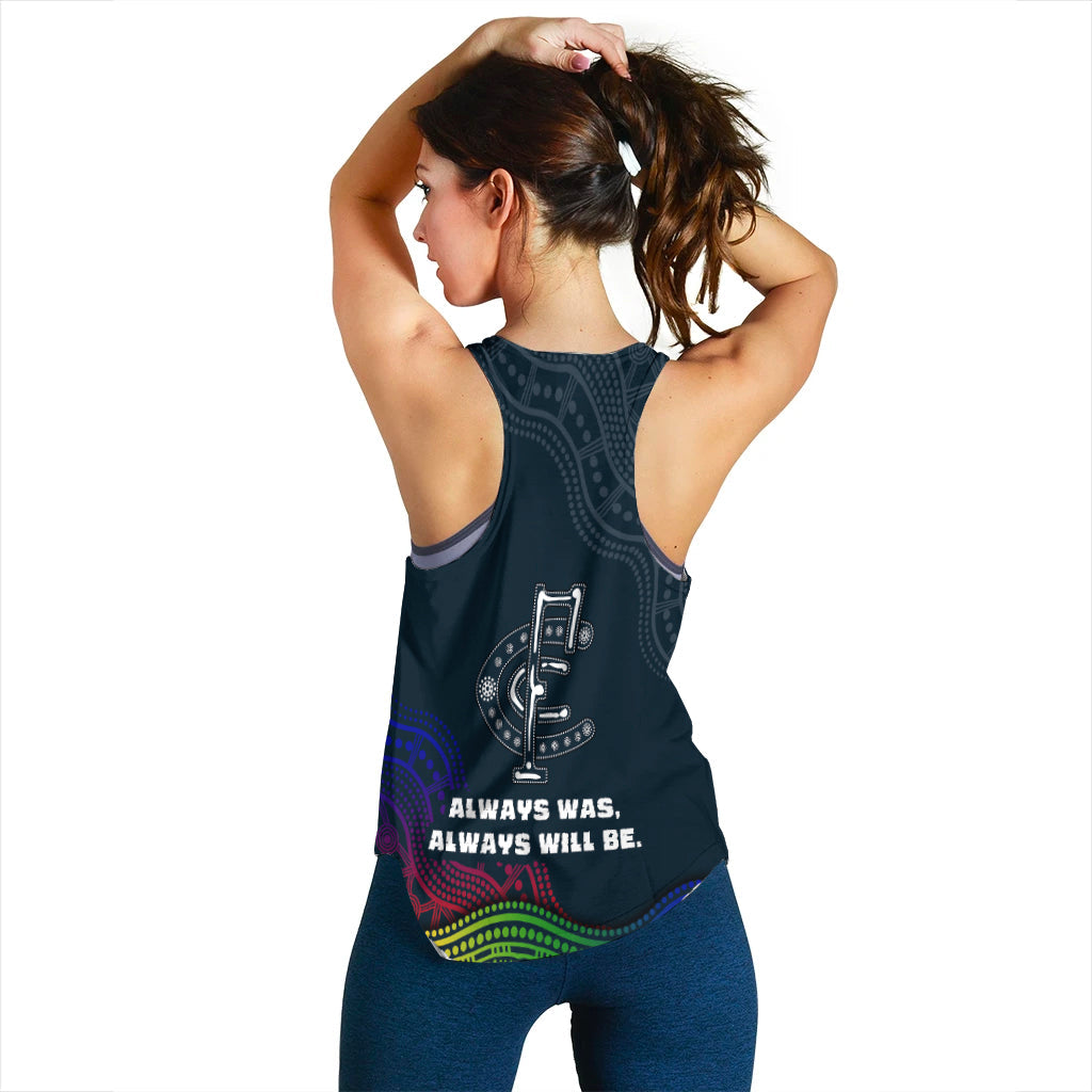 Blues NAIDOC Week Women Racerback Tank Aboriginal Special Style LT16 - Vibe Hoodie