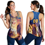 Brisbane Women's Racerback Tank Lions 3D Sport Style LT16 - Vibe Hoodie