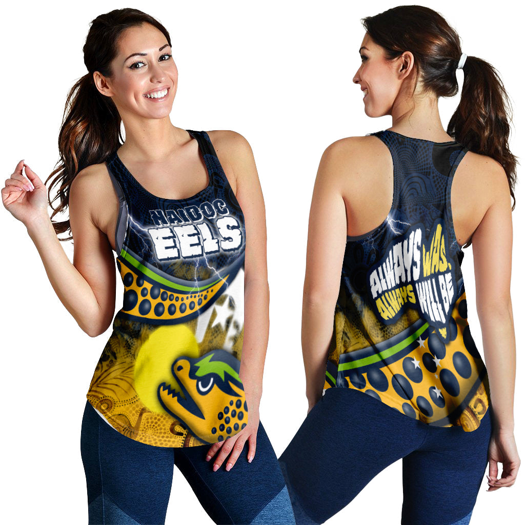 Eels Rugby NAIDOC Week Women's Racerback Tank Aboriginal Power Style LT16 - Vibe Hoodie