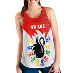 (Custom Personalised) Swans NAIDOC Week Women Racerback Tank Sydney Special Style LT16 - Vibe Hoodie