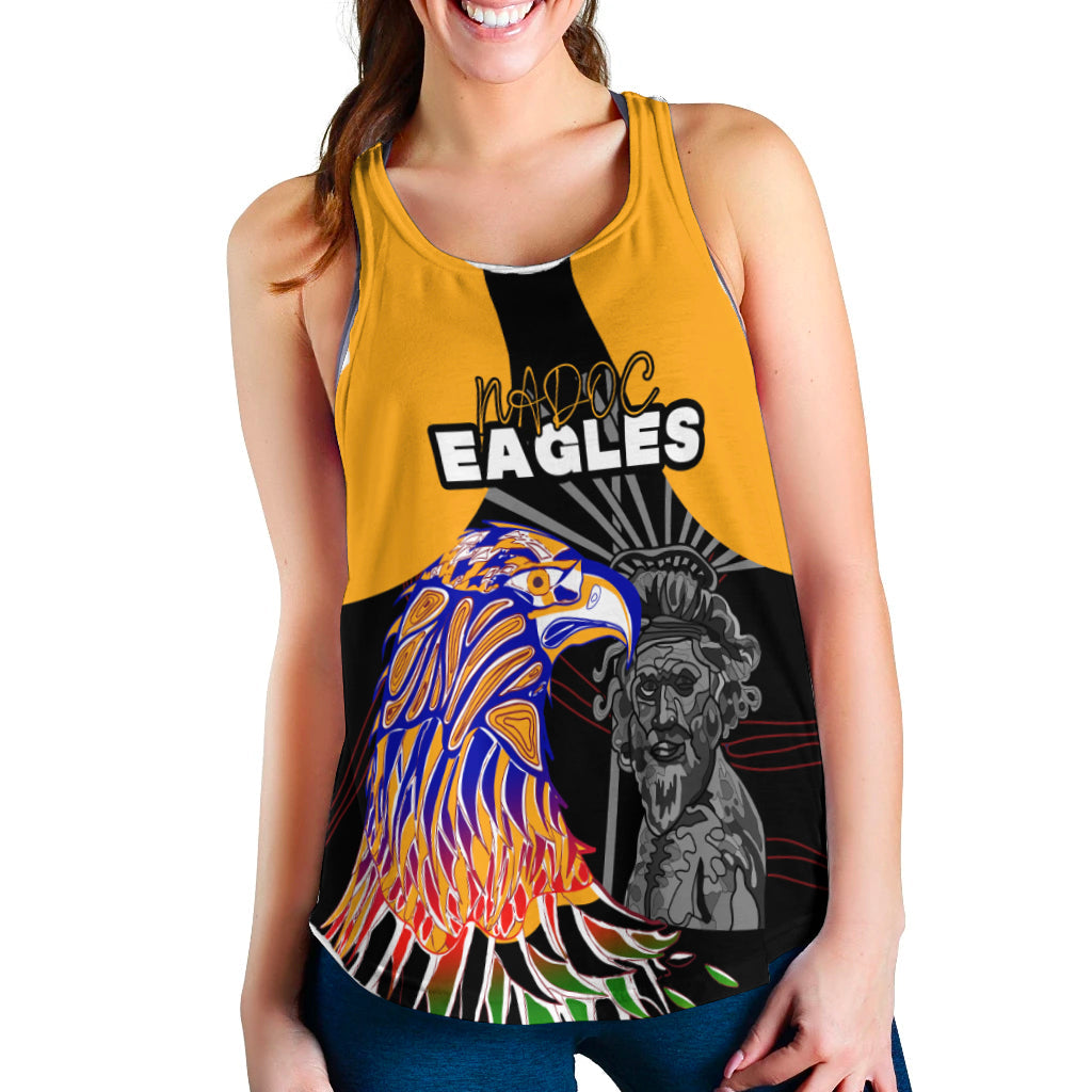 (Custom Personalised) Eagles NAIDOC Week Women Racerback Tank Aboriginal Special Version LT16 - Vibe Hoodie