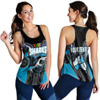 (Custom Personalised) Cronulla-Sutherland Sharks Women Racerback Tank NAIDOC Week Special Style LT16 - Vibe Hoodie