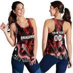 (Custom Personalised) Dragon Women's Racerback Tank St. George Special Style LT16 - Vibe Hoodie