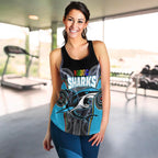(Custom Personalised) Cronulla-Sutherland Sharks Women Racerback Tank NAIDOC Week Special Style LT16 - Vibe Hoodie