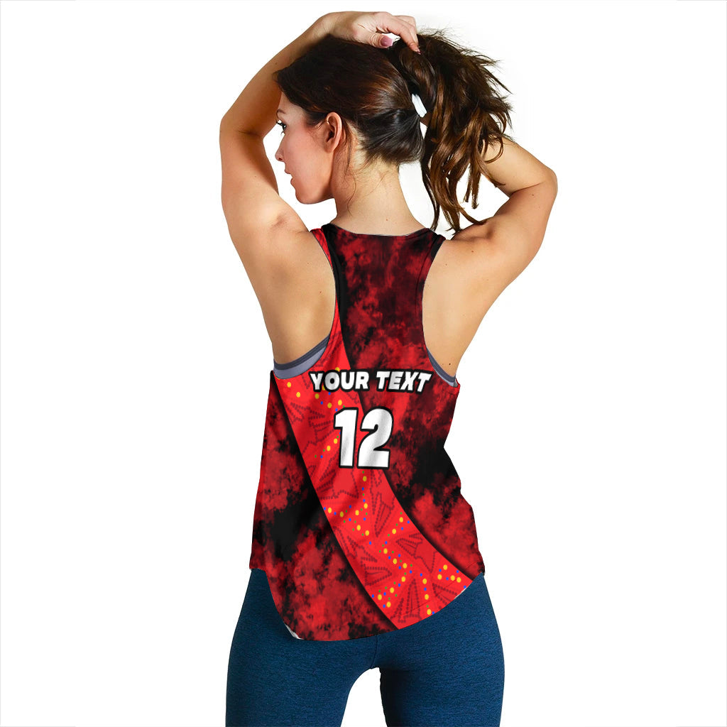 (Custom Personalised) Bombers NAIDOC Week Women's Racerback Tank Essendon Aboriginal Special Version LT16 - Vibe Hoodie