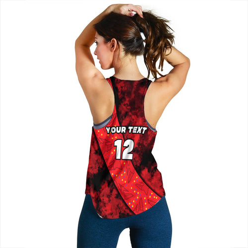 (Custom Personalised) Bombers NAIDOC Week Women's Racerback Tank Essendon Aboriginal Special Version LT16 - Vibe Hoodie