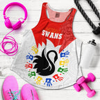(Custom Personalised) Swans NAIDOC Week Women Racerback Tank Sydney Special Style LT16 - Vibe Hoodie