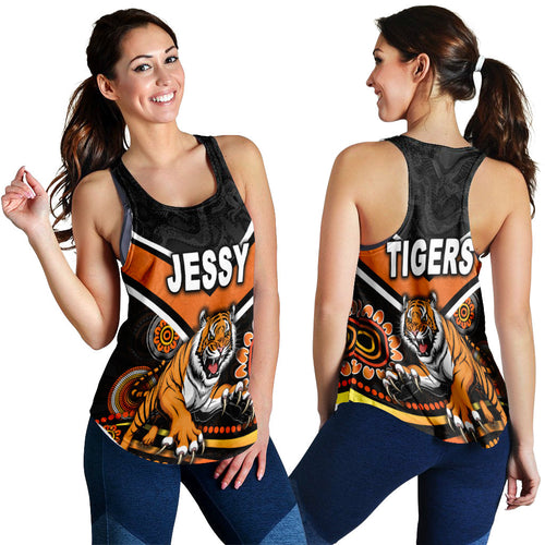 Jessy - Wests Tigers Women Racerback Tank 2021 Indigenous LT8 - Vibe Hoodie
