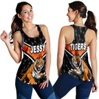 Jessy - Wests Tigers Women Racerback Tank Original Style - Black LT8 - Vibe Hoodie